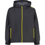 CMP Kinder Regenjacke KID JACKET FIX HOOD, Größe 116 in Grau
