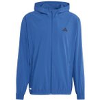 ADIDAS Herren Kapuzensweat TECH ESSENTIALS WORKOUT TRACK TOP, Größe M in Blau