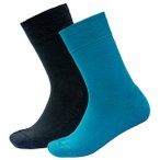 Devold - Kid's Daily Merino Medium Sock 2-Pack - Multifunktionssocken 28-30 blau