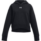 UNDER ARMOUR Kinder Kapuzensweat UA RIVAL FLEECE CROP HOODIE, Größe XL in Schw