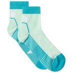 The North Face - Trail Run Quarter Socks - Laufsocken 44-46 türkis/grün