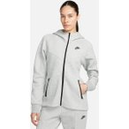 NIKE Damen Unterjacke W NSW TCH FLC WR FZ HDY, Größe L in Grau