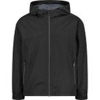 CMP Kinder Regenjacke KID JACKET FIX HOOD, Größe 140 in Schwarz