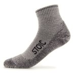 Stoic - Wool Silk Hiking Quarter Socks - Merinosocken 36-38 grau