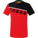 ERIMA T-Shirt 5-C, Größe S in Rot