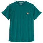 Carhartt - Force Pocket S/S T-Shirt - T-Shirt Gr M türkis