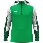 JAKO Herren Kapuzensweat Zip Hoodie Dynamic, Größe M in Grün