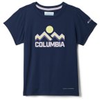 Columbia - Kid's Tech Trail Utility S/S Graphic Crew - Funktionsshirt Gr XL blau