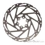 Tektro TR52 180mm 6-Loch Bremsscheibe-Silber-One Size