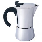 Basic Nature - Espresso Maker Edelstahl Gr 4 Tassen stainless steel