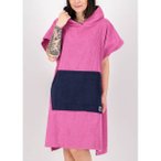 DEPROC ACTIVE Poncho PONCHINO Badeponcho PARLEE BEACH, Größe M in Pink