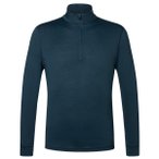 super.natural - Tundra 175 Quarter Zip - Longsleeve Gr S blau