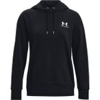 UNDER ARMOUR Damen Kapuzensweat ESSENTIAL FLEECE HOODIE, Größe XS in Schwarz