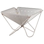 Snow Peak - Pack & Carry Fireplace XL - Trockenbrennstoffkocher metallic