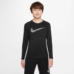 NIKE Kinder Sweatshirt B NP DF LS CREW, Größe S in Schwarz