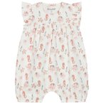 Minymo - Kid's Suit S/S AOP - Body Gr 62 weiß