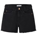 Name it - Kid's Rose HW Mom Denim Shorts - Jeans Gr 140 schwarz