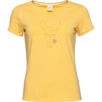 Chillaz Gandia Happy Alpaca  Damen  T-Shirts gelb Größe S Bouldern | Lifestyle