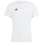 adidas - Adizero E Tee - Laufshirt Gr M - Regular weiß