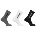 Salomon - Everyday Crew 3-Pack - Multifunktionssocken 36-38 weiß/grau