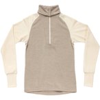 Devold Expedition Merino Silk Zip  Damen  Langarm Unterhemden weiss Größe XS T