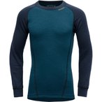 Devold Duo Active Merino  Kinder  Langarm Unterhemden blau Größe 140   Hautfre