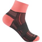 Wrightsock Stride Quarter   Fahrradsocken orange Größe 34  Camping  Hautfreund
