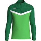 JAKO Kinder Pullover Ziptop Iconic, Größe 128 in Grün