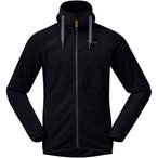 Bergans Hareid Fleece  Herren  Fleecejacke schwarz Größe S Trekking  Atmungsak