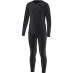 LÖFFLER Kinder SET LANG TRANSTEX® WARM, Größe 128 in Schwarz