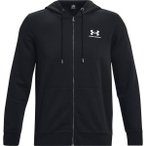 UNDER ARMOUR Herren Kapuzensweat UA ESSENTIAL FLEECE FZ HOOD, Größe M in Schwa