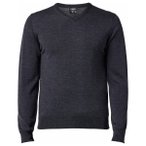 Ivanhoe of Sweden - Cashwool V-Neck Male - Merinopullover Gr M blau