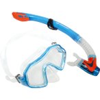 SCHILDKRÖT Junior Schnorchel Set Barbados- 2-teilig, Größe ONE SIZE in Blau