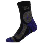Hanwag - Hanwag Hike-Merino Socke - Wandersocken 42-44 schwarz