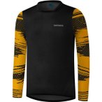 SHIMANO MYOKO L.S.  Long Sleeve Jersey, Mustard Yellow, Größe XXXL in Gelb