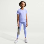 NIKE Kinder Unterjacke G NK DF ONE STD SS TOP HBR, Größe L in Weiß