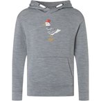 Super.Natural Johnny  Kinder  Hoodies grau Größe 104 Trekking  Hautfreundlich 