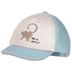 maximo - Baby Boy's Cap Lemur Flexdach mit Klettverschluß - Cap Gr 47-49 cm gra