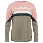 Horsefeathers - Women's Quantum L/S Bike Jersey - Radtrikot Gr S beige