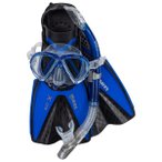 Mares - Set X-One Marea - Schnorchelset Gr 35-38 - S/M blau