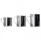 Basic Nature - Edelstahlbecher poliert Gr 0,4 l grau