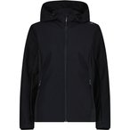 CMP   Damen  Softshelljacke schwarz Größe M Trekking  Windabweisend Wasserabwe