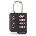 Osprey - Travel Sentry 3-Dial Padlock - Gepäcksicherung schwarz