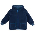 Finkid - Kid's Tonttu Teddy - Fleecejacke Gr 130/140 blau