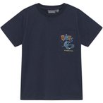 Color Kids Print  Kinder  T-Shirts blau Größe 116 Lifestyle  Elastisch