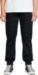 Volcom - Bequemer Jogginghose - Frickin Slim Jogger Black für Herren - Größe 