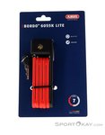 Abus Bordo Lite Mini 6055 60cm Fahrradschloss-Rot-One Size