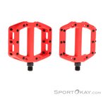 Bontrager Trek Line Elite Flat Pedale-Rot-One Size