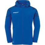 UHLSPORT Kapuzenjacke GOAL 25 EVO WOVEN HOOD JACKET, Größe L in Blau