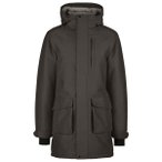 Stoic - ArvikaSt. WoolPile Parka - Winterjacke Gr S grau/schwarz